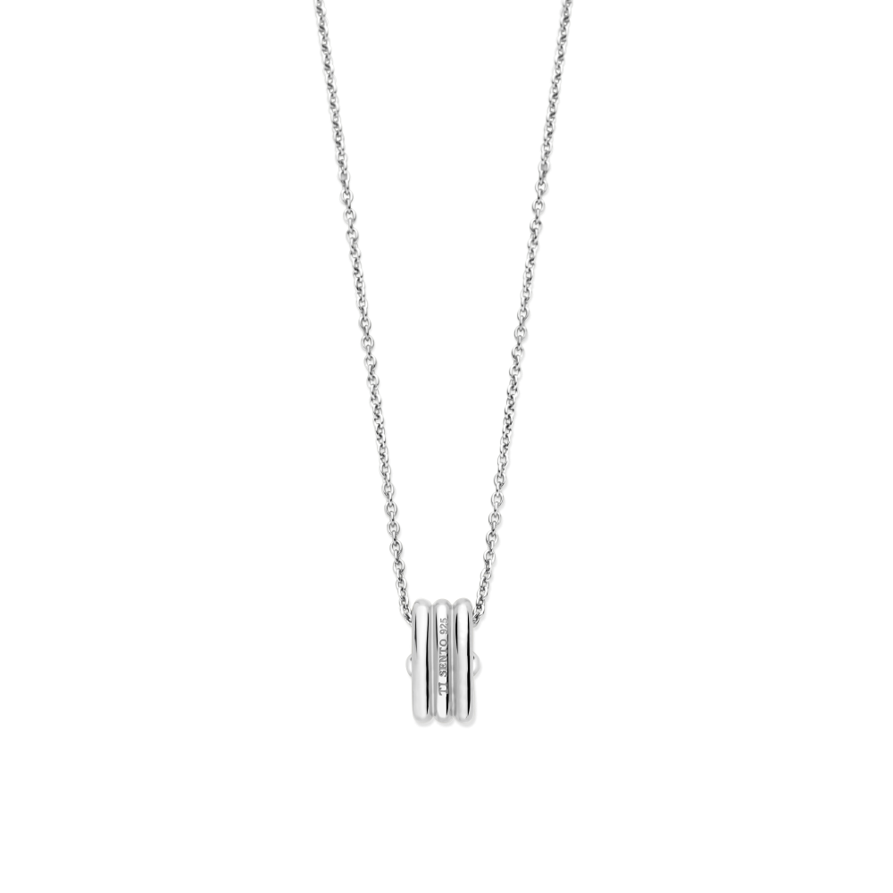 ti-sento-milano-34057zi-42-zilveren-collier-met-ronde-hanger-en-zirkonia-lengte-38-48-cm
