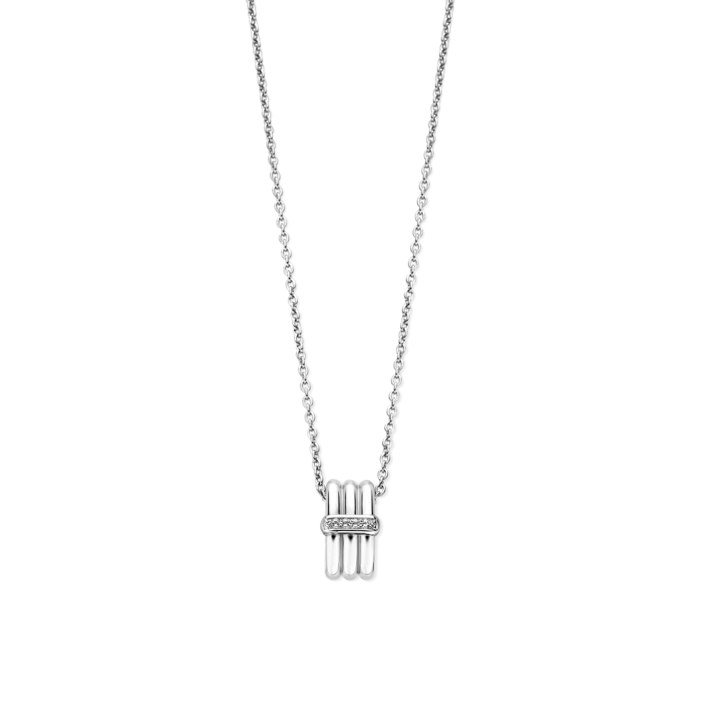 ti-sento-milano-34057zi-42-zilveren-collier-met-ronde-hanger-en-zirkonia-lengte-38-48-cm