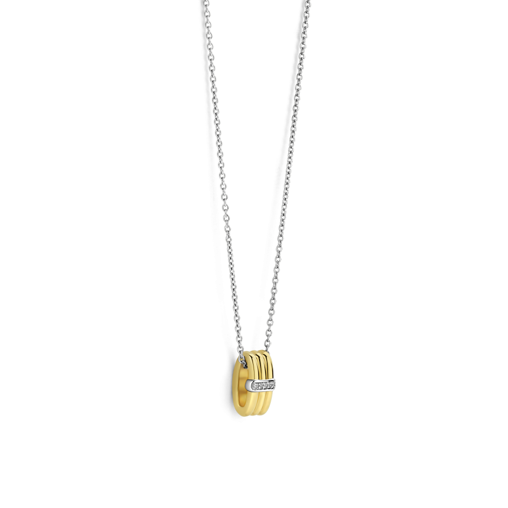 ti-sento-milano-34057zy-42-zilveren-collier-met-gold-plated-zirkonia-hanger-lengte-38-48-cm