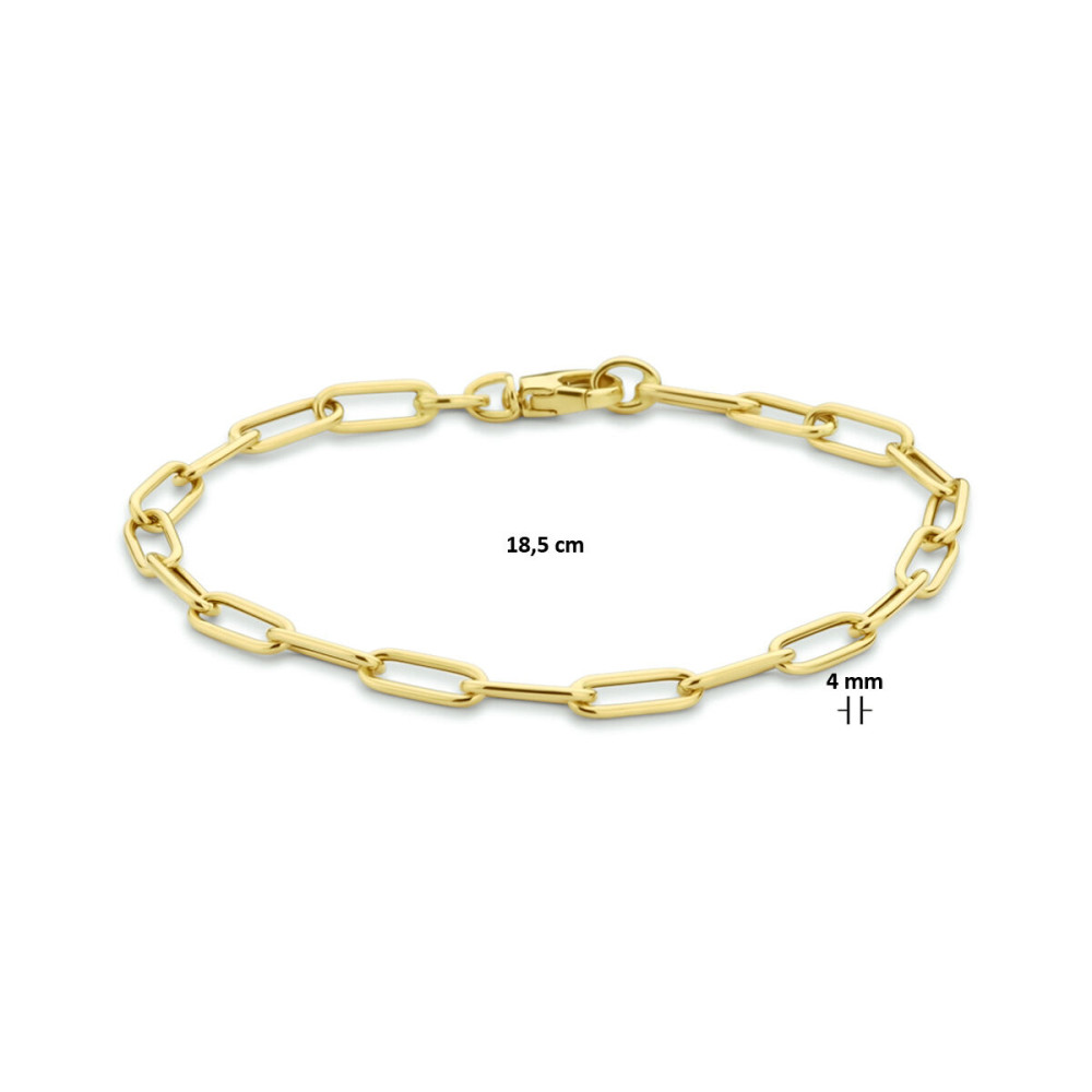 14-karaat-gouden-paperclip-schakelarmband-met-slank-ontwerp