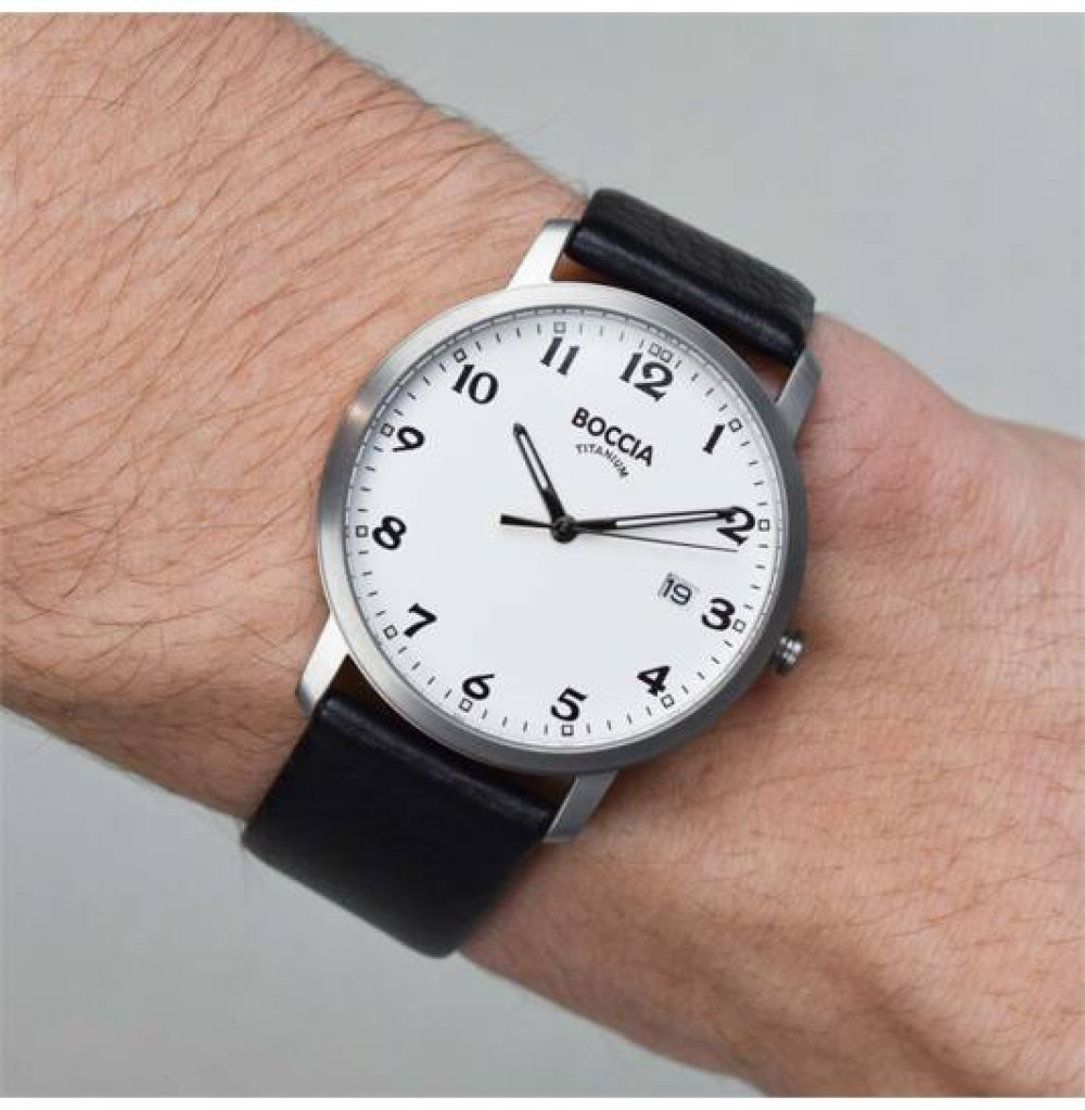 boccia-titanium-3618-01-herenhorloge-van-titanium-en-leer-met-witte-wijzerplaat