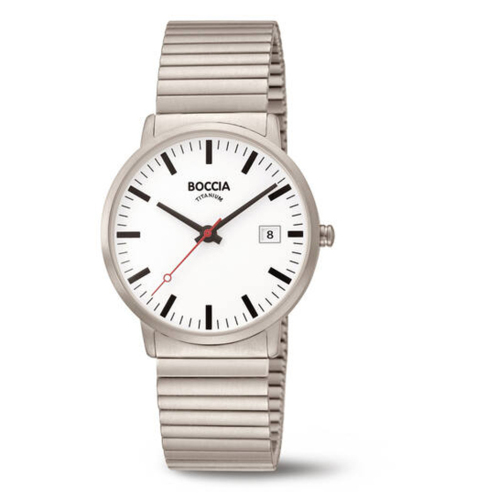 boccia-titanium-3622-04-herenhorloge-met-witte-wijzerplaat-en-zilverkleurige-rekband-diameter-38-mm