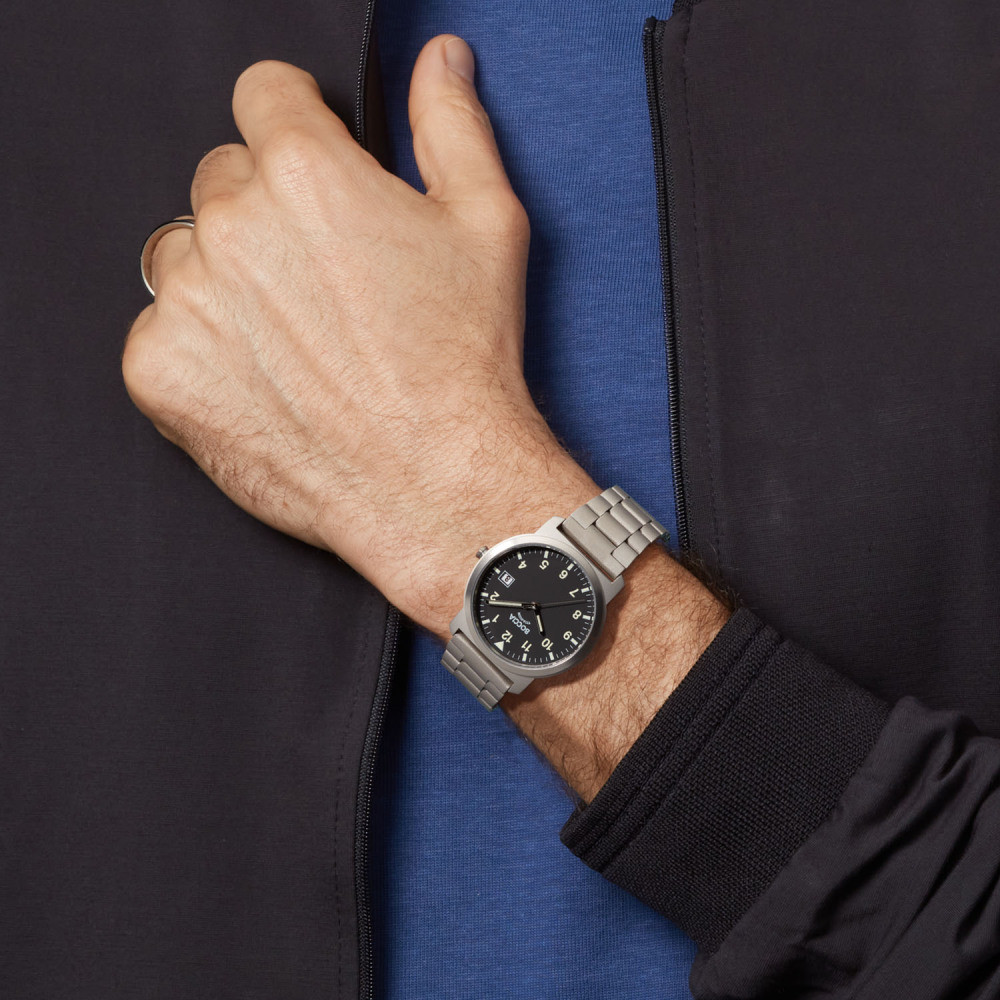 boccia-titanium-3630-03-herenhorloge-zilverkleurig-titanium-met-schakels-en-zwarte-wijzerplaat