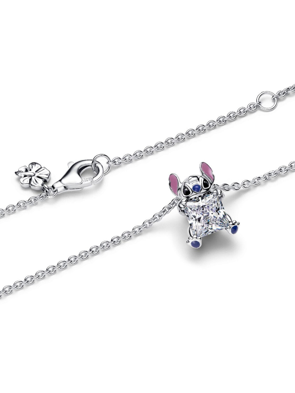 pandora-disney-393743c01-45-ketting-met-stitch-in-blauwe-emaille-en-zirkonia-lengte-45-cm