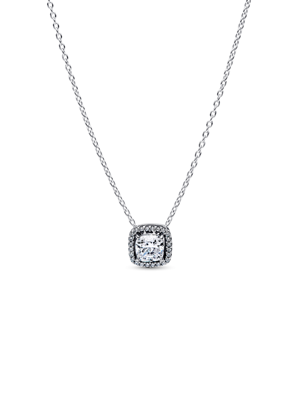 pandora-timeless-393560c02-45-vierkante-halo-ketting-van-zirkonia-en-zilver-lengte-45-cm