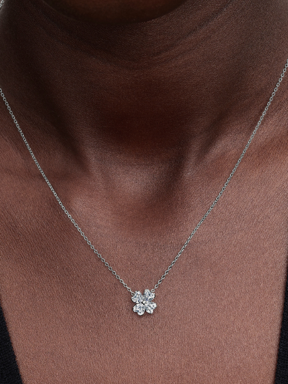pandora-timeless-394502c01-45-klavertje-vier-ketting-zilver-en-zirkonia-lengte-45-cm