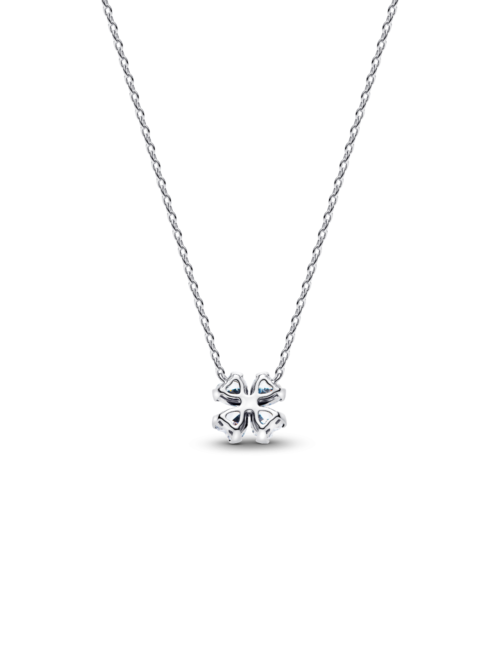 pandora-timeless-394502c01-45-klavertje-vier-ketting-zilver-en-zirkonia-lengte-45-cm