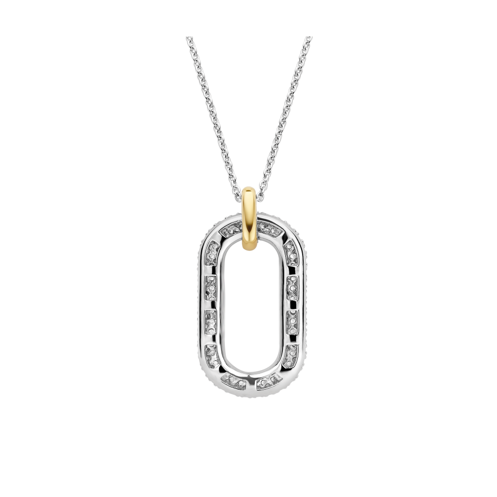 ti-sento-milano-3964zy-42-ketting-met-hanger-goud-op-zilver-en-zirkonia-lengte-verstelbaar-38-48-cm