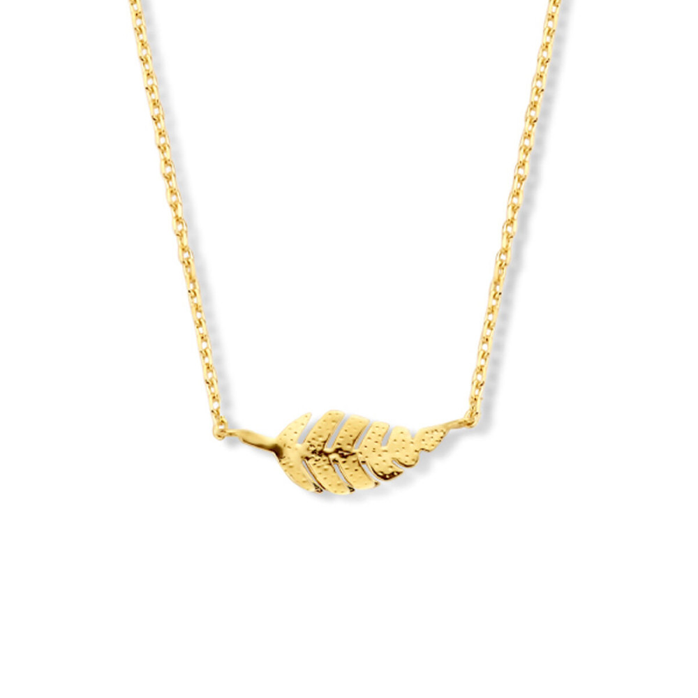 veer-0-8-mm-collier-met-hanger-goud-lengte-verstelbaar-40-44-cm