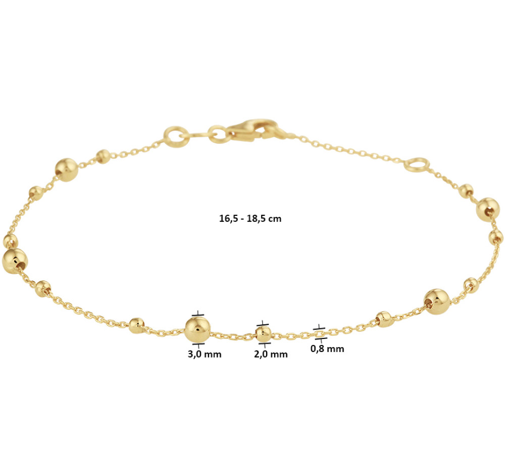 14-karaat-geelgouden-schakelarmband-met-bolletjespatroon