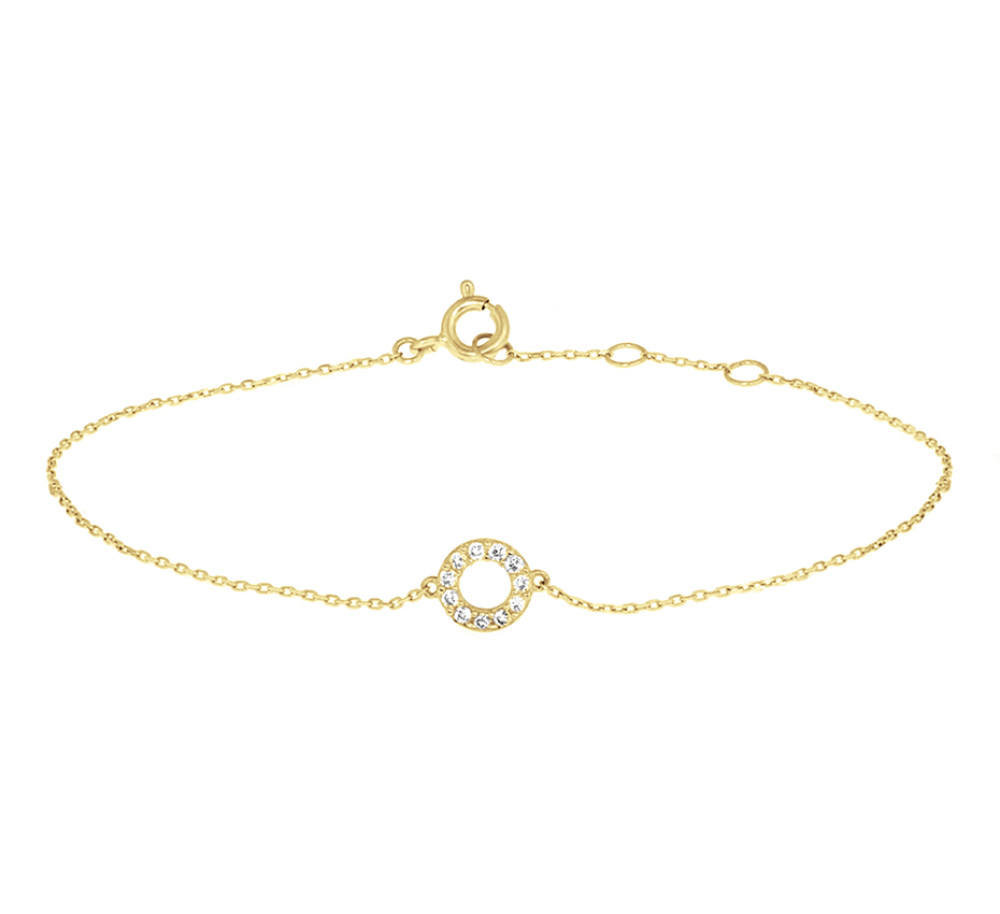 14-karaat-gouden-armband-met-ronde-zirkonia-hanger