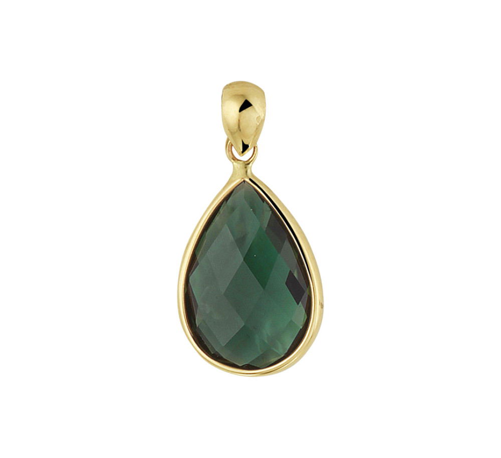 14-karaat-gouden-edelsteen-hanger-met-groene-kwarts-18-mm