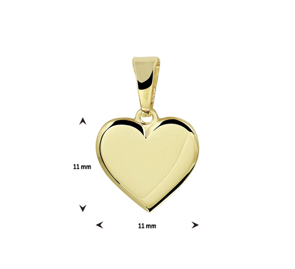 14-karaat-gouden-hanger-met-glanzend-hartje