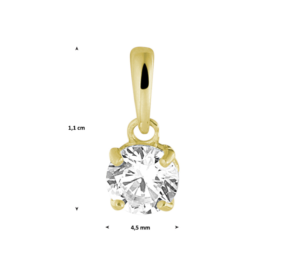 14-karaat-gouden-hanger-met-ronde-zirkonia-hoogte-11-mm