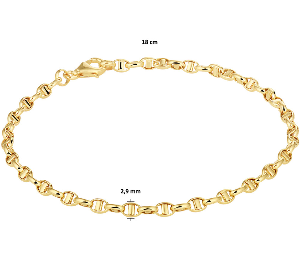 14-karaat-gouden-schakelarmband-met-smalle-ankerschakels