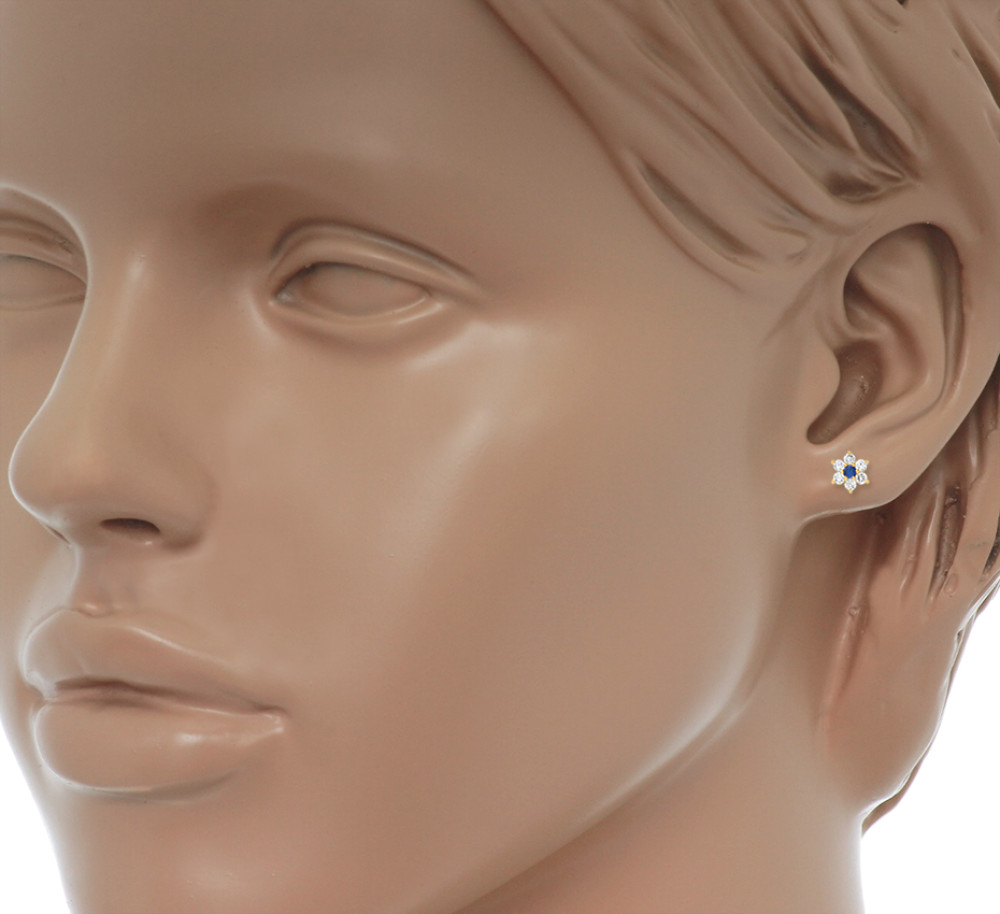 bloem-saffier-oorbellen-van-goud-met-zirkonia-7-mm