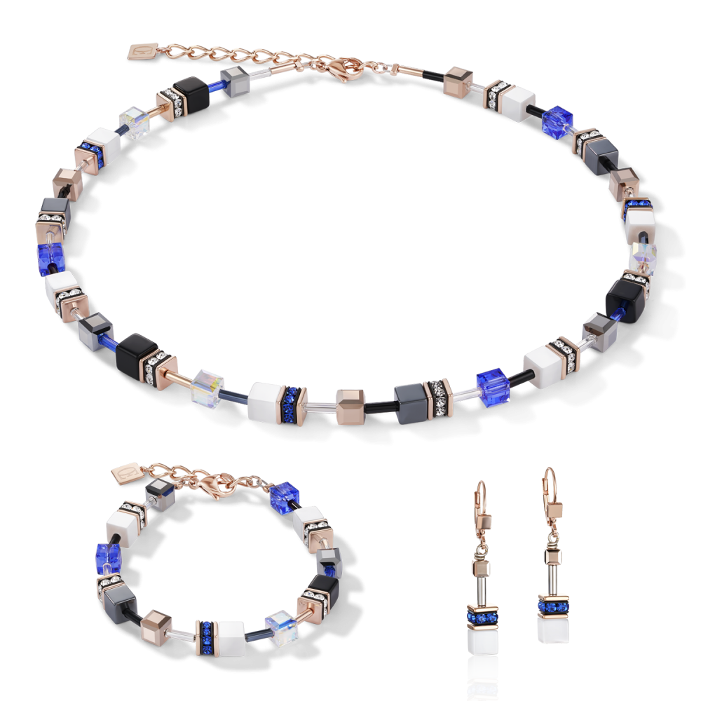 coeur-de-lion-geocube-4013-10-0700-elegant-collier-met-rosegoud-en-edelsteen-lengte-verstelbaar-42-cm