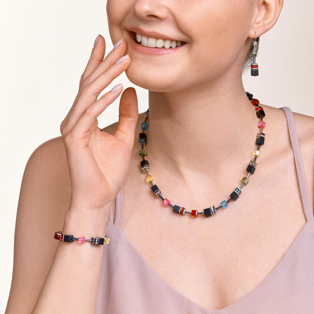 coeur-de-lion-geocube-4018-10-1581-veelkleurige-edelsteenketting-met-onyx-en-kristal-lengte-verstelbaar-42-48-cm