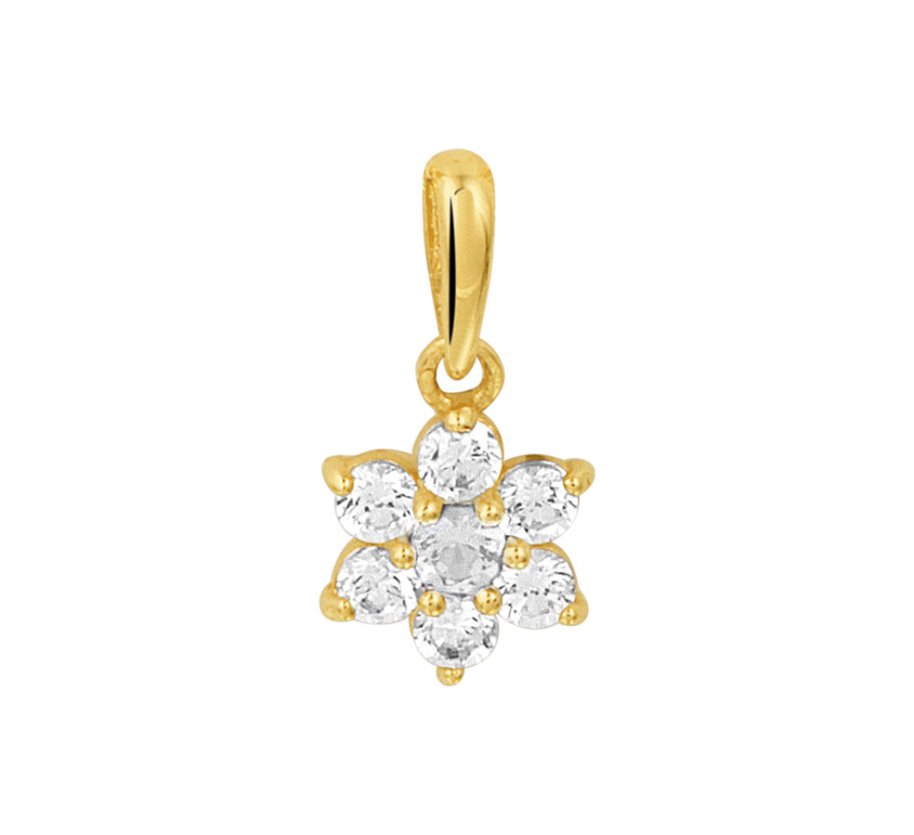 gouden-bloem-hanger-met-zirkonia-13-mm-x-6-5-mm