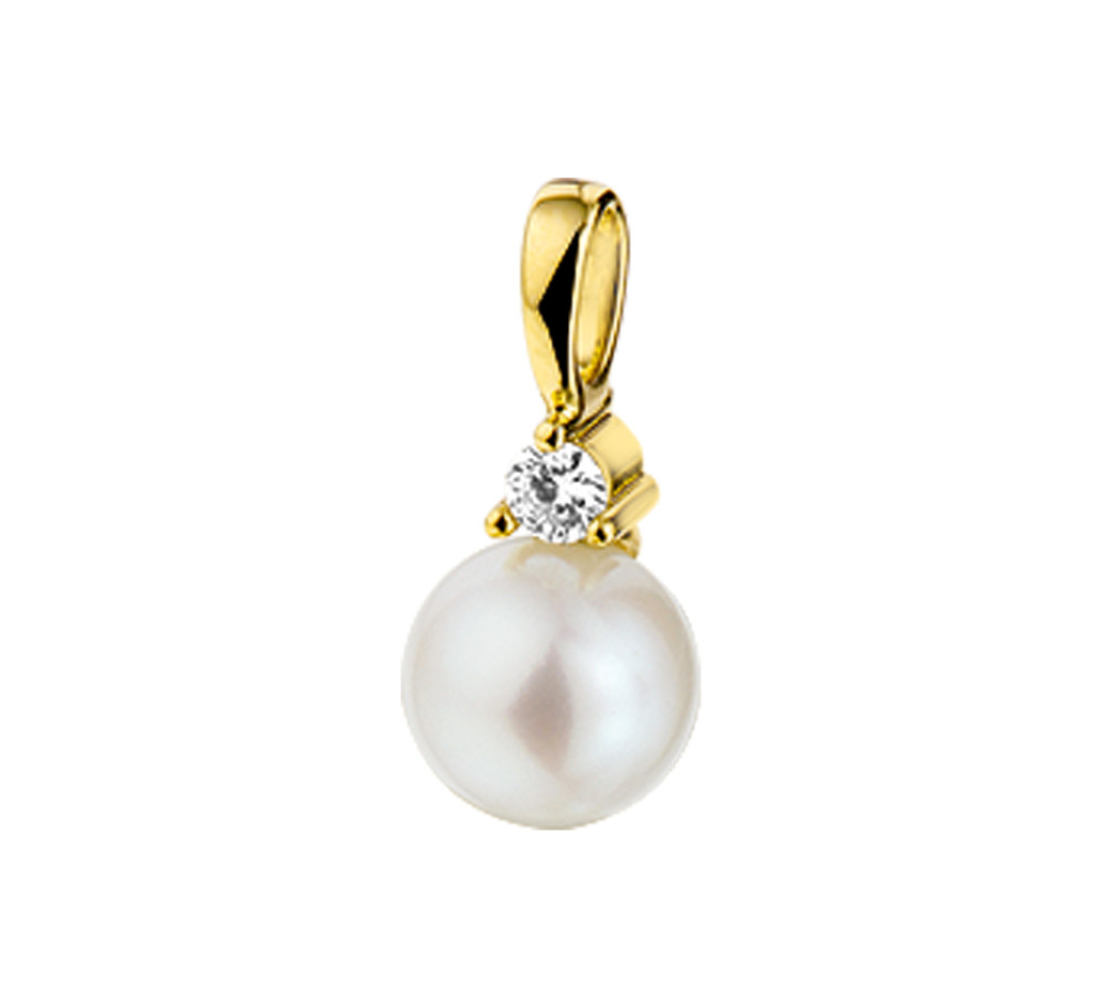 gouden-hanger-met-diamant-en-witte-zoetwaterparel-hoogte-14-mm