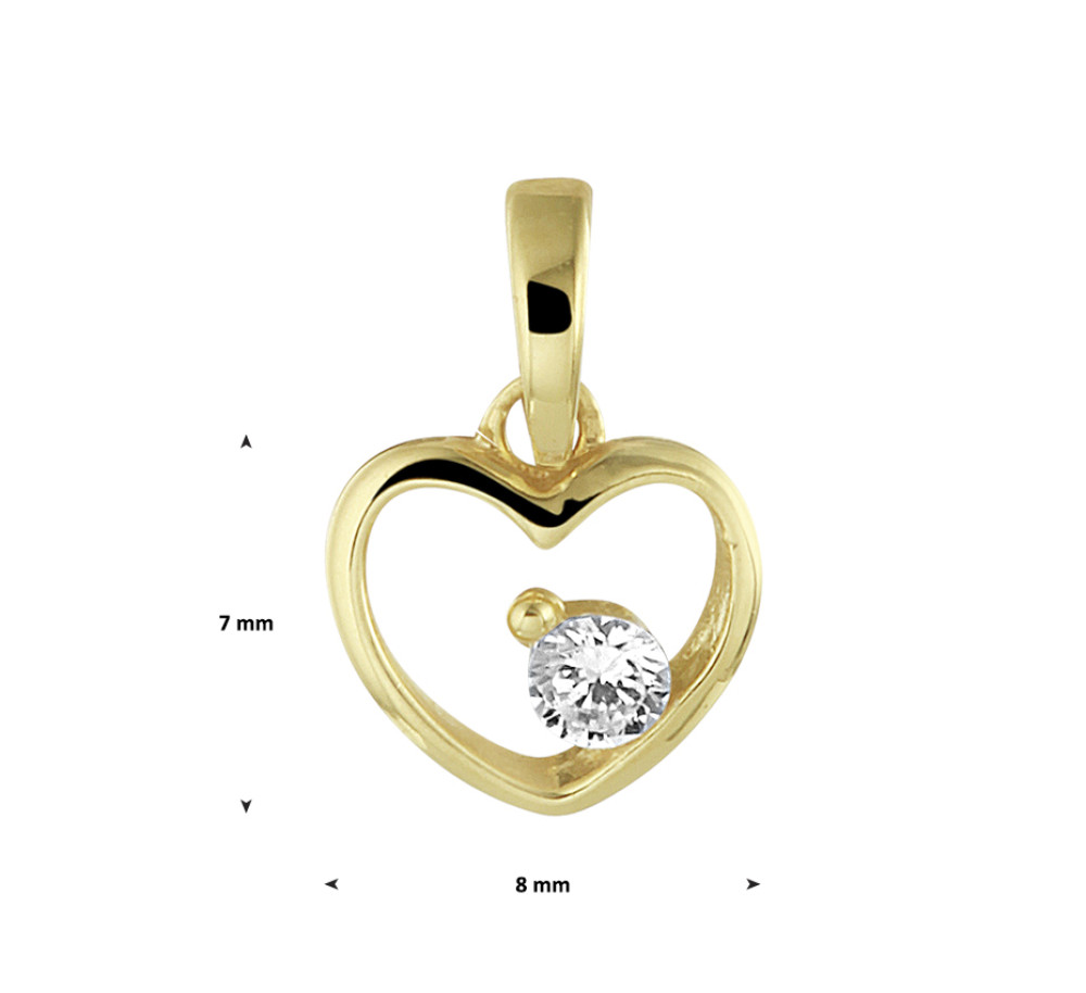 gouden-hartjes-hanger-met-solitaire-zirkonia-7-mm-x-8-mm