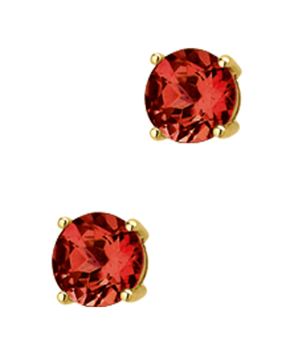 gouden-oorstekers-met-granaat
