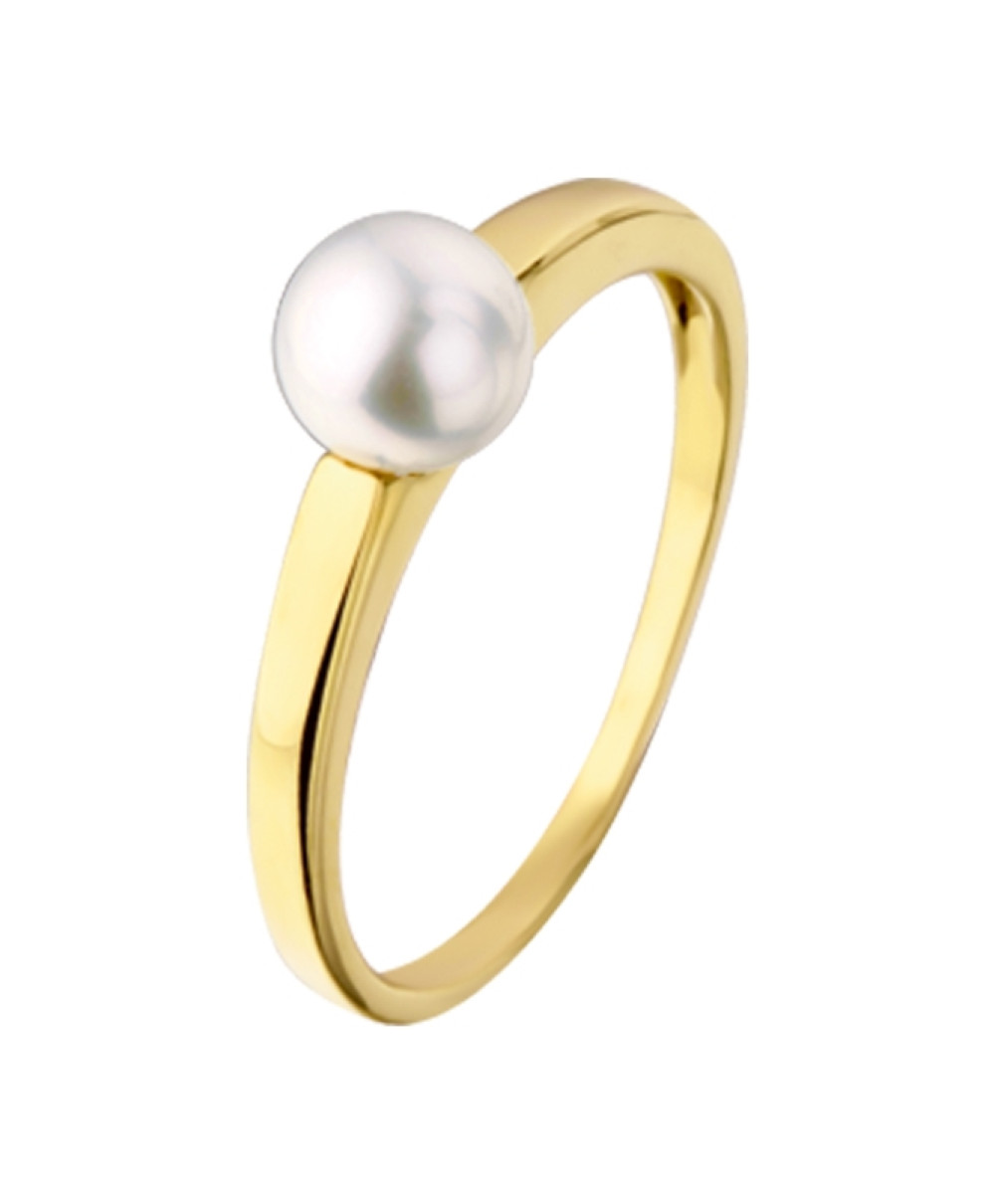 gouden-ring-met-parel-14-karaat
