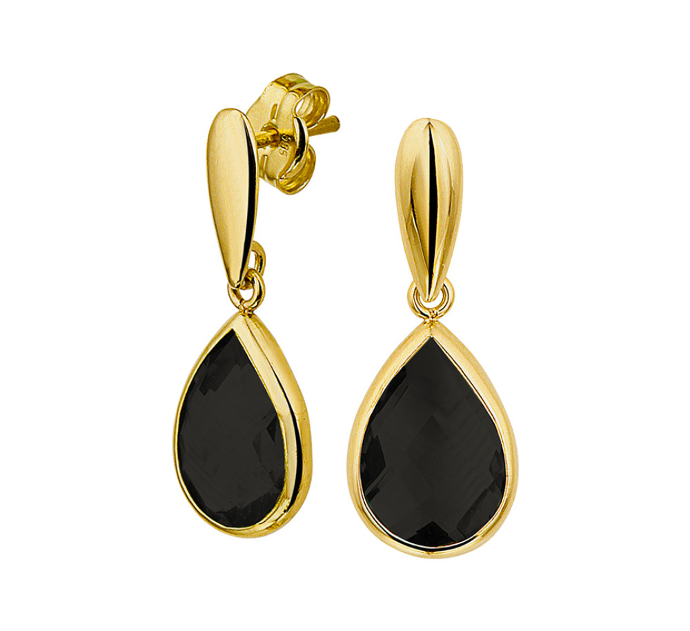 onyx-oorhangers-goud-edelsteen-20-mm