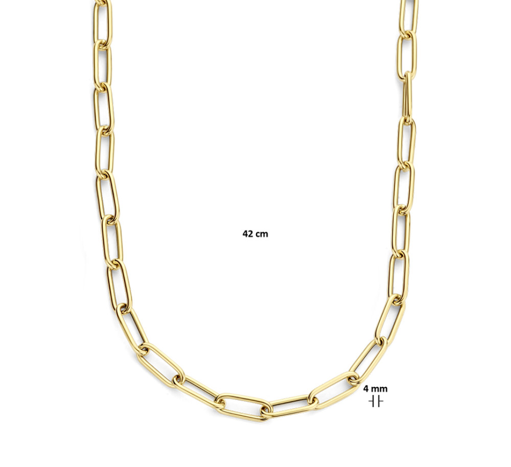 paperclip-4-mm-collier-goud-schakelcollier-zonder-hanger-lengte-42-cm