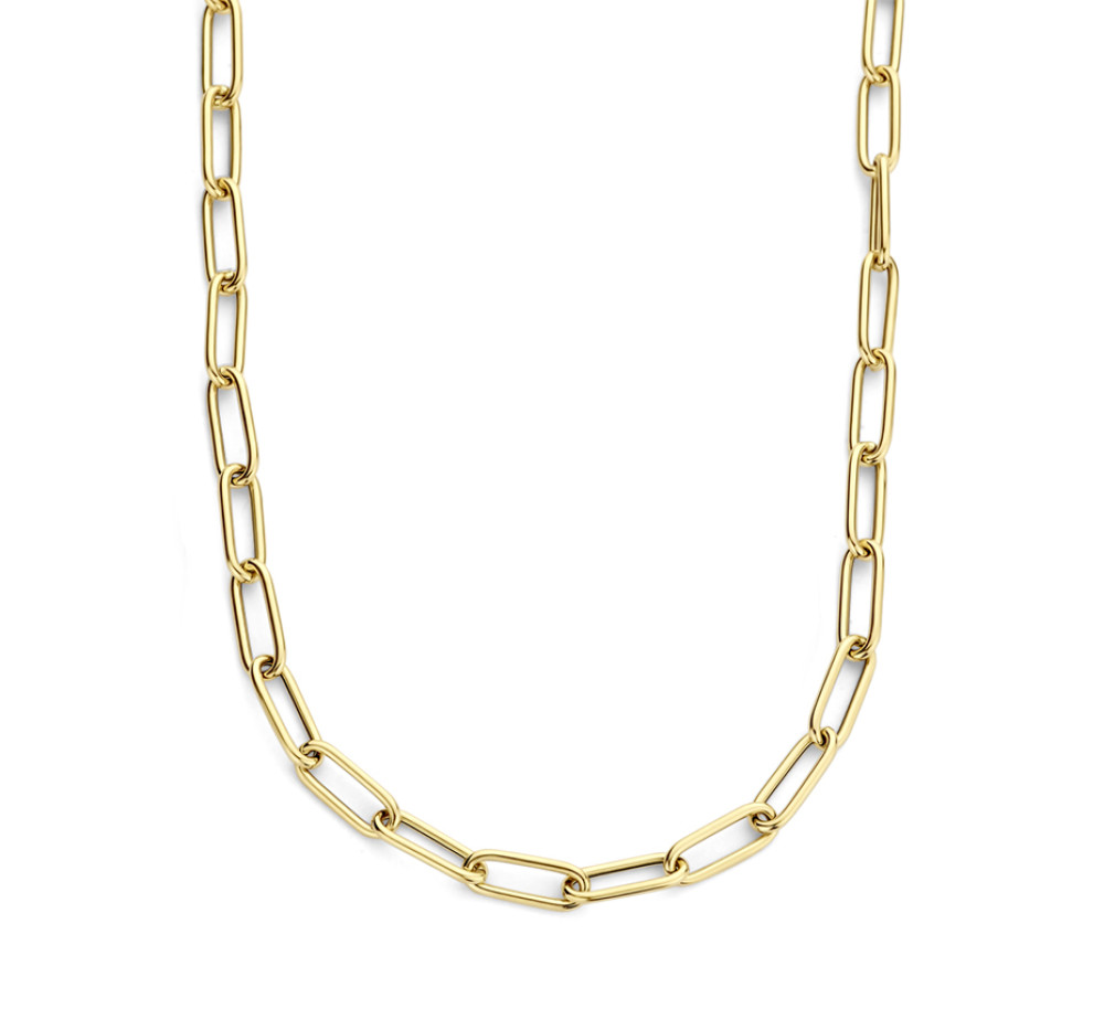 paperclip-4-mm-collier-goud-schakelcollier-zonder-hanger-lengte-42-cm