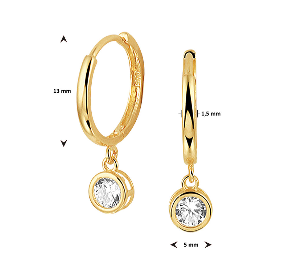 ronde-creolen-met-hanger-van-14-karaat-goud-en-zirkonia