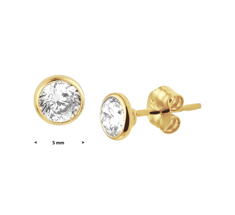ronde-oorstekers-zirkonia-goud-5-mm