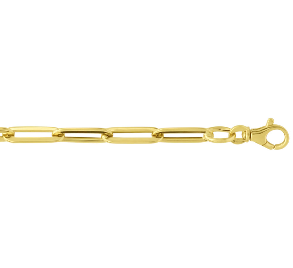 trendy-14-karaat-gouden-schakelarmband-met-paperclip-ontwerp-5-mm-lengte-19-5-cm
