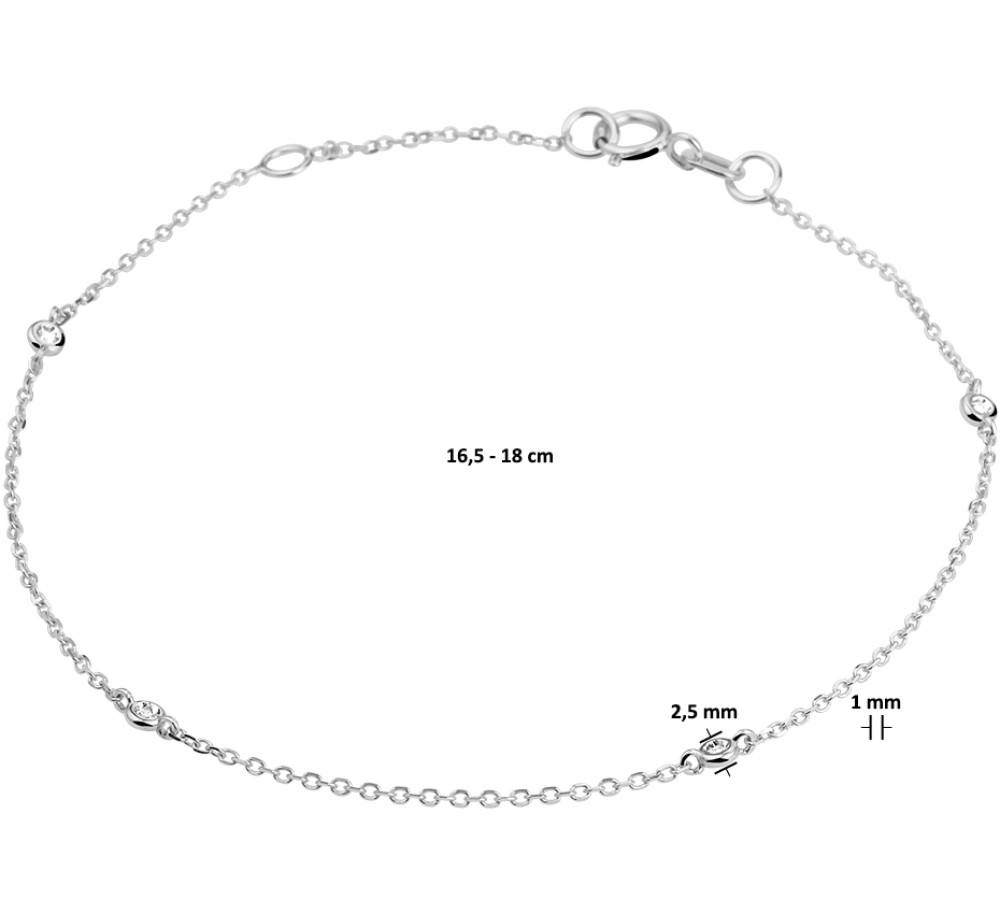 14-karaat-witgouden-schakelarmband-met-diamanten-0-04-crt-lengte-16-5-cm-18-5-cm