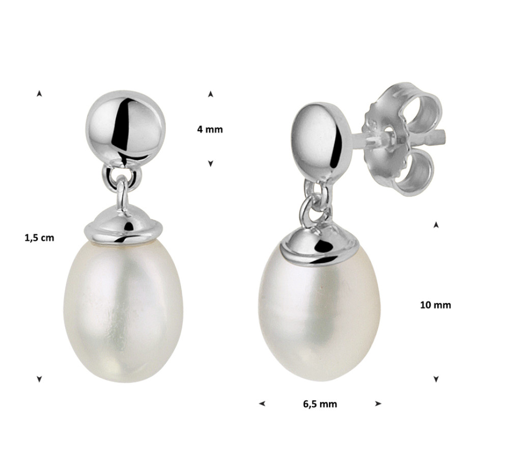 witgouden-parel-oorhangers-met-edelsteen-15-mm