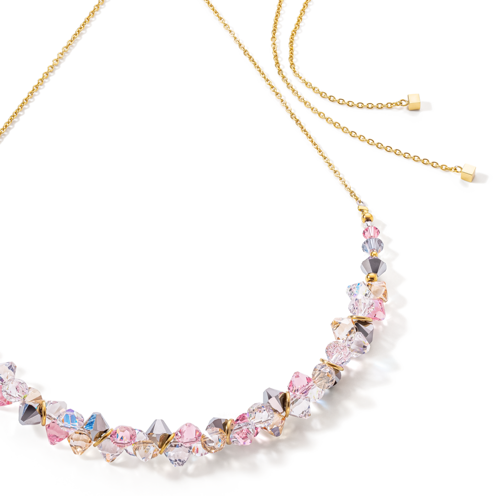 coeur-de-lion-dancing-crystals-4639-10-1920-elegant-collier-met-lichtroze-kristal-en-goudkleurige-plating-lengte-verstelbaar-30-70-cm