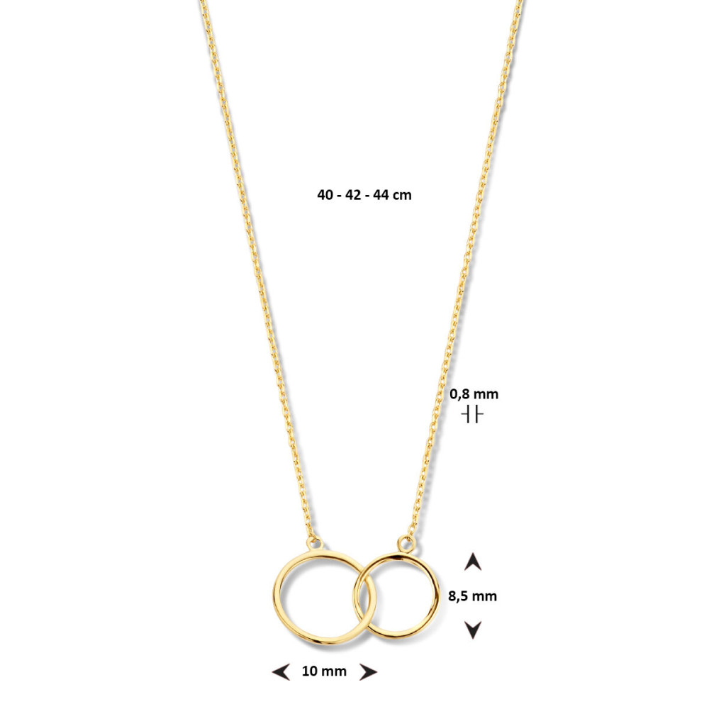 rond-bolletje-1-mm-ketting-met-hanger-14-karaat-goud-lengte-verstelbaar-40-44-cm
