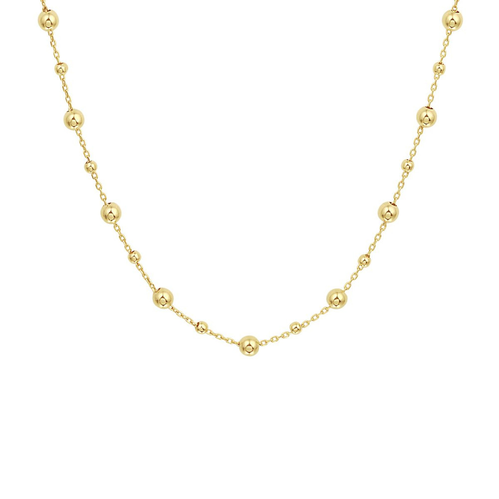 gouden-bolletjescollier-schakelcollier-0-8-mm-lengte-verstelbaar-41-45-cm