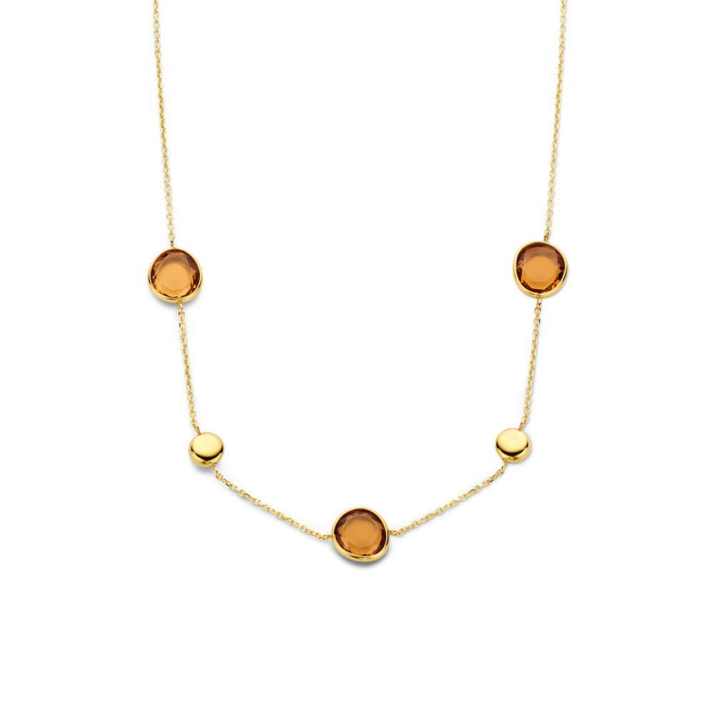 rond-edelsteen-collier-14-karaat-goud-met-citrien-lengte-verstelbaar-40-44-cm