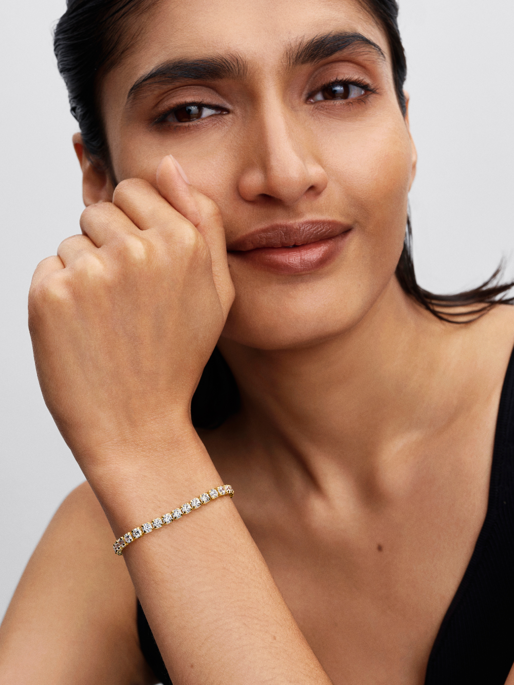 pandora-timeless-563539c01-goudkleurige-tennisarmband-met-zirkonia