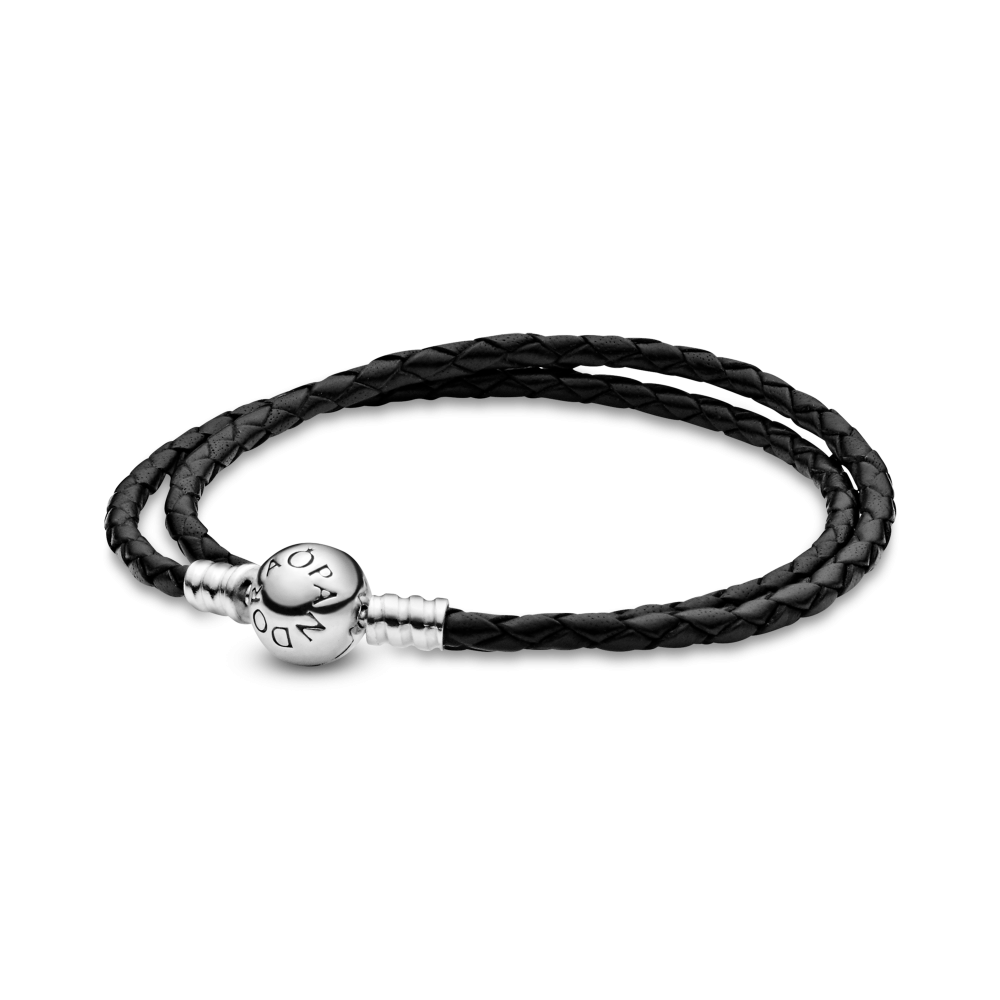 pandora-590745cbk-moments-zwarte-leren-wikkelarmband-met-zilverkleurige-sluiting