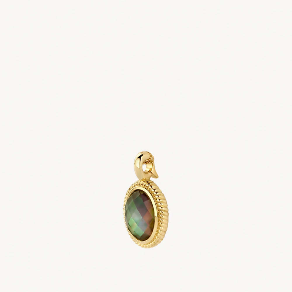 blush-6097ybq-ovale-hanger-14-karaat-goud-parelmoer-bergkristal-9-mm-breed-x-15-5-mm-hoog