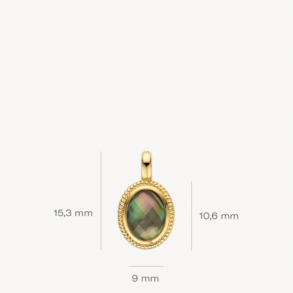 blush-6097ybq-ovale-hanger-14-karaat-goud-parelmoer-bergkristal-9-mm-breed-x-15-5-mm-hoog