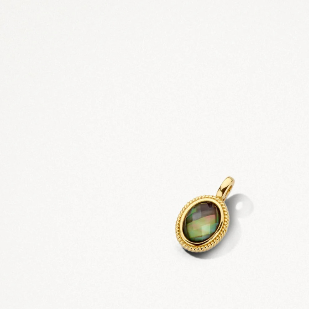 blush-6097ybq-ovale-hanger-14-karaat-goud-parelmoer-bergkristal-9-mm-breed-x-15-5-mm-hoog