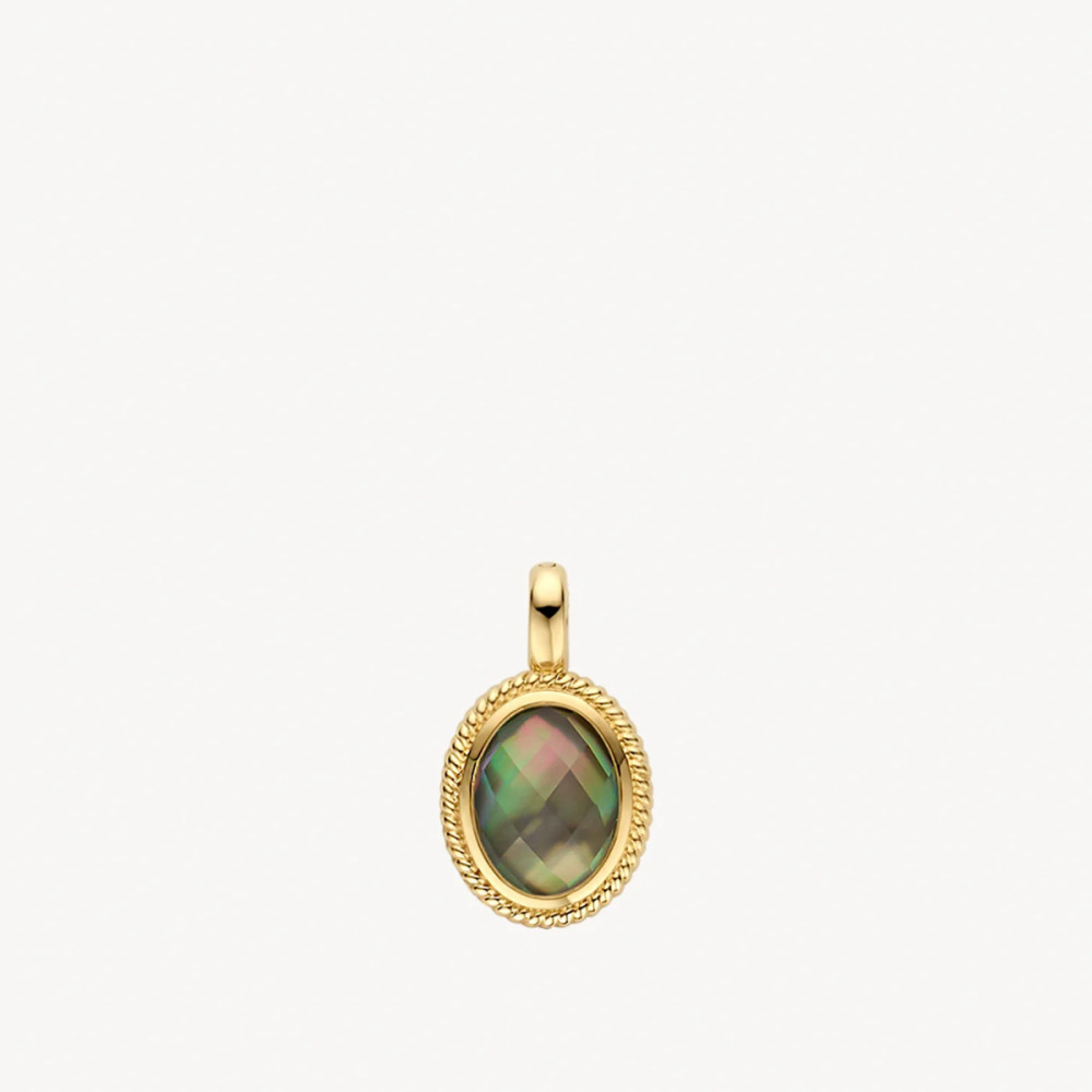 blush-6097ybq-ovale-hanger-14-karaat-goud-parelmoer-bergkristal-9-mm-breed-x-15-5-mm-hoog