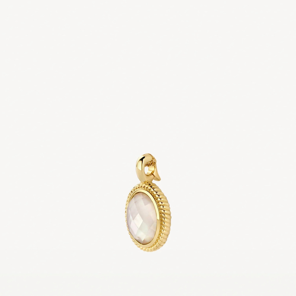 blush-6097ymq-beige-hanger-goud-14-karaat-parelmoer-bergkristal-9-mm-breed-x-15-5-mm-hoog
