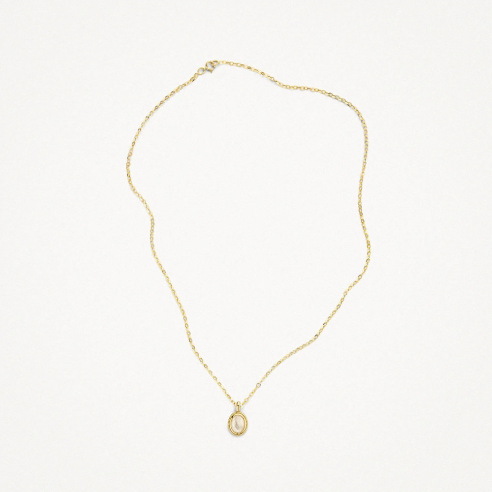 blush-6097ymq-beige-hanger-goud-14-karaat-parelmoer-bergkristal-9-mm-breed-x-15-5-mm-hoog
