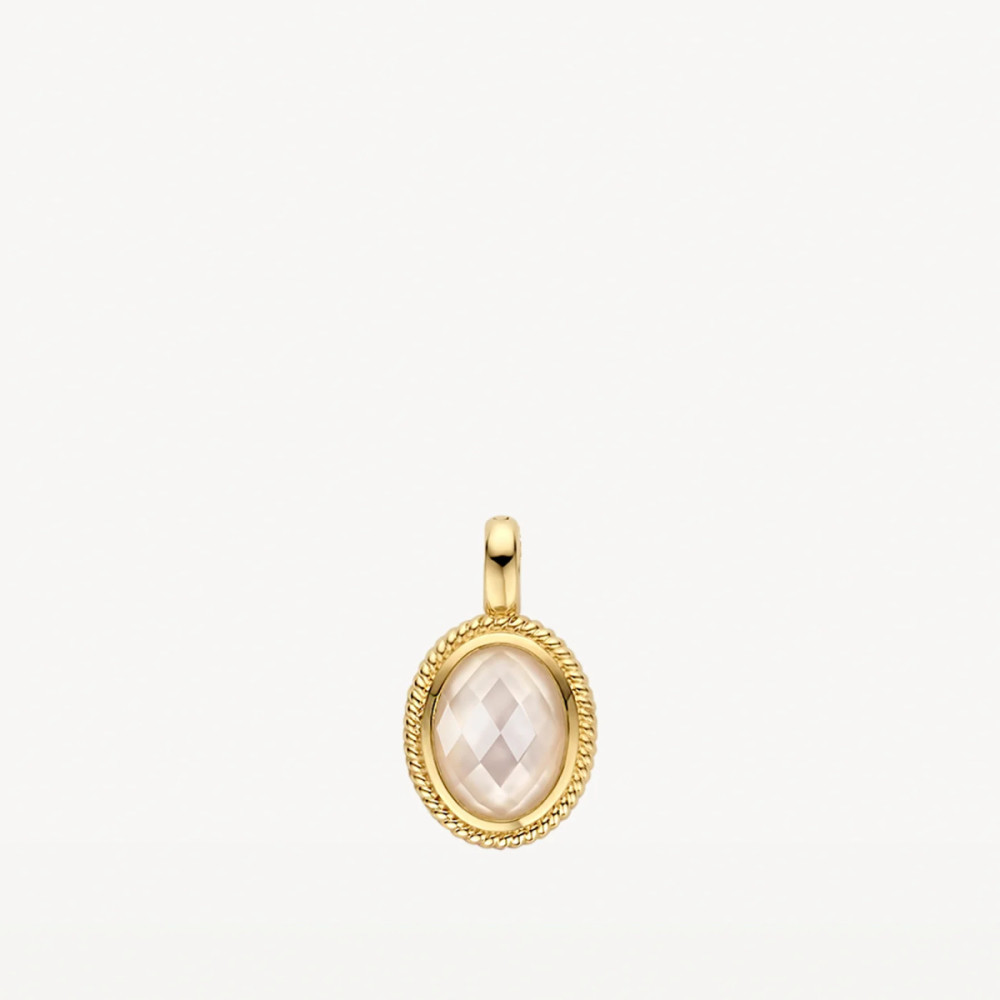 blush-6097ymq-beige-hanger-goud-14-karaat-parelmoer-bergkristal-9-mm-breed-x-15-5-mm-hoog