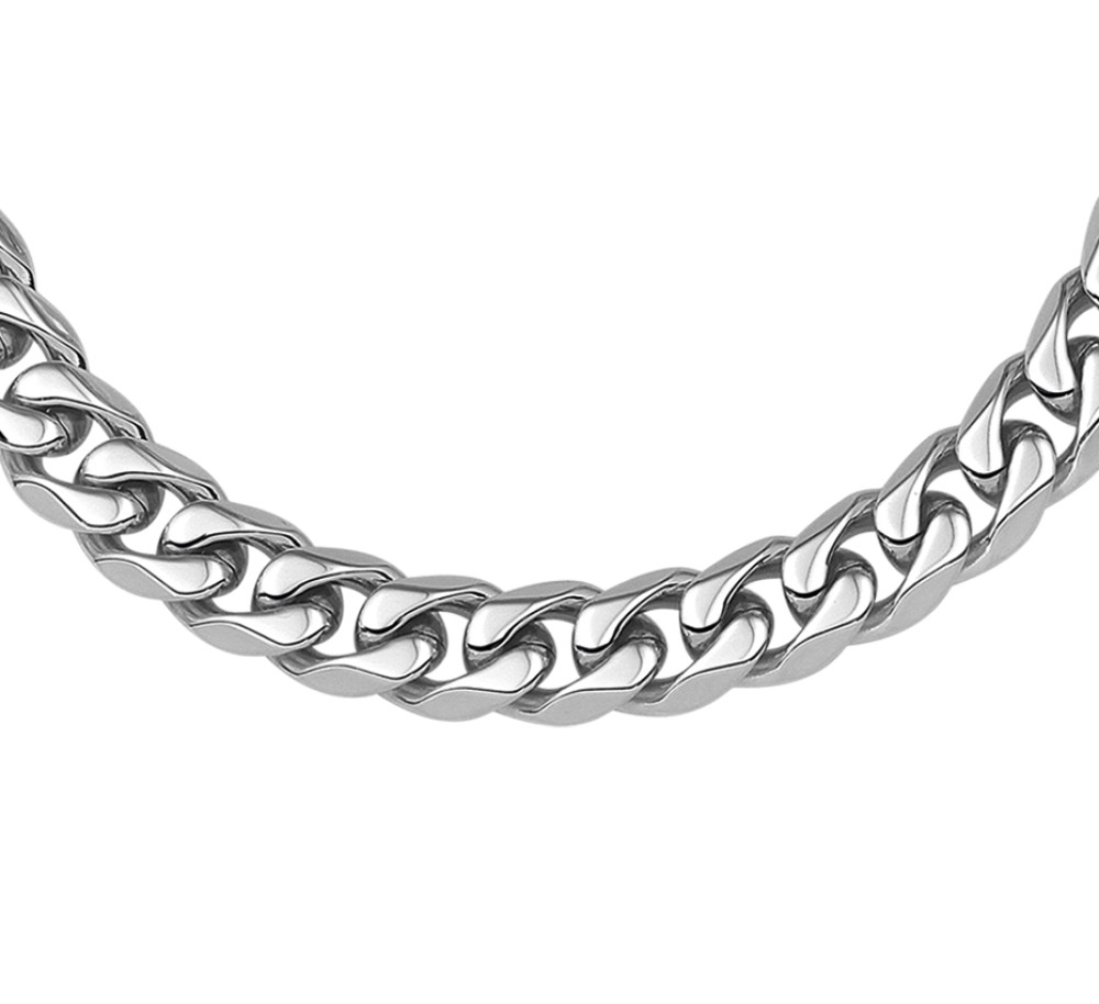 stalen-gourmet-schakelarmband-met-glanzende-zilverkleurige-afwerking