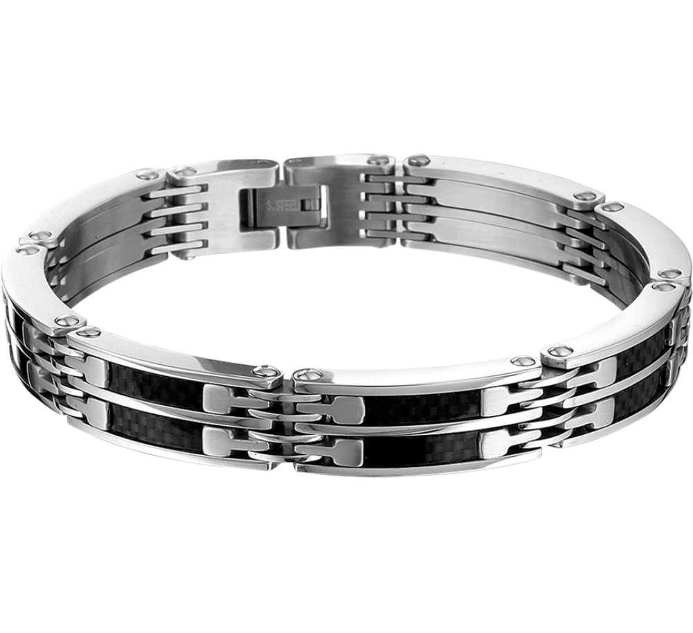 stalen-schakelarmband-met-zwarte-carbon-accenten-10-mm-breed-lengte-21-5-cm